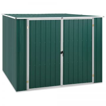 Șopron de grădină, verde, 195 x 198 x 159 cm, oțel galvanizat Șopron de grădină, verde, 195 x 198 x 159 cm, oțel galvanizat