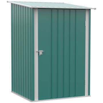 Outsunny Căsuță de Grădină pentru Unelte, 100x103x160 cm, Verde | Aosom Romania Outsunny Căsuță de Grădină pentru Unelte, 100x103x160 cm, Verde | Aosom Romania